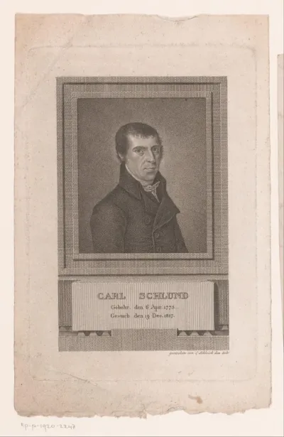 Portret van Carl Schlund