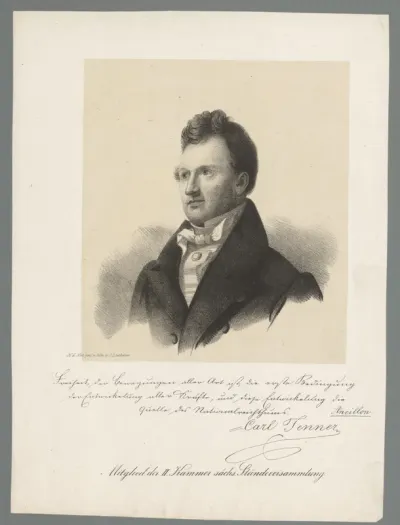 Portret van Carl Tenner