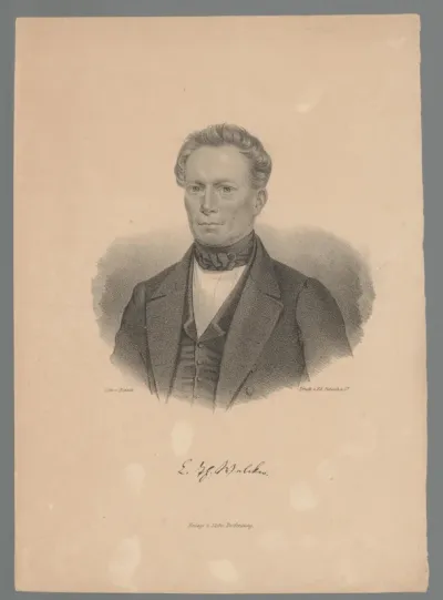 Portret van Carl Thedor Welcker