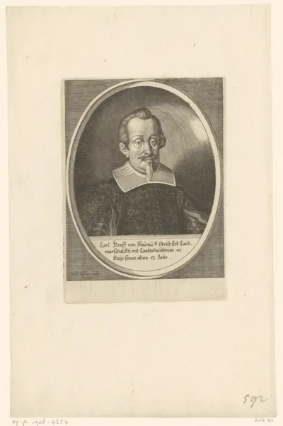 Portret van Carl van Saurau op 51-jarige leeftijd