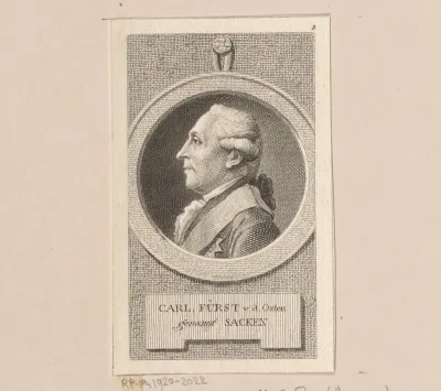 Portret van Carl von der Osten-Sacken
