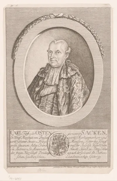 Portret van Carl von der Osten-Sacken