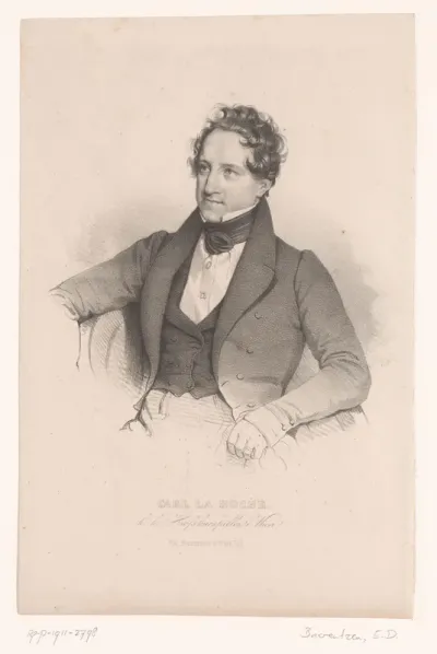 Portret van Carl von La Roche
