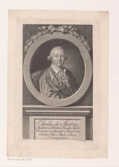 Portret van Carl von Mertens