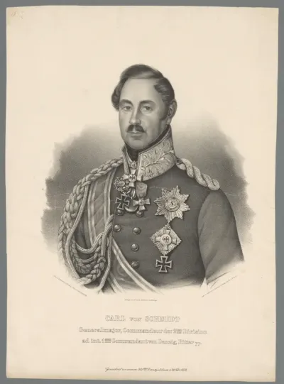 Portret van Carl von Schmidt