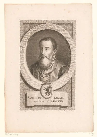 Portret van Carl von Zierotin