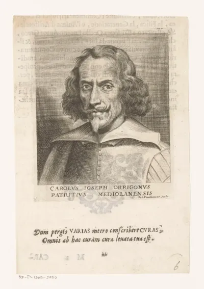 Portret van Carlo Giuseppe Orrigoni