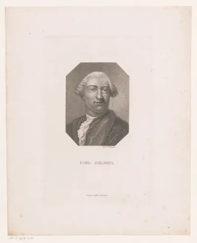Portret van Carlo Goldoni