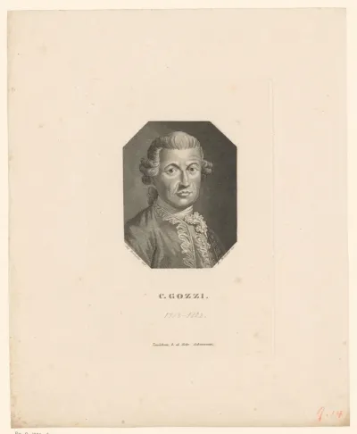 Portret van Carlo Gozzi