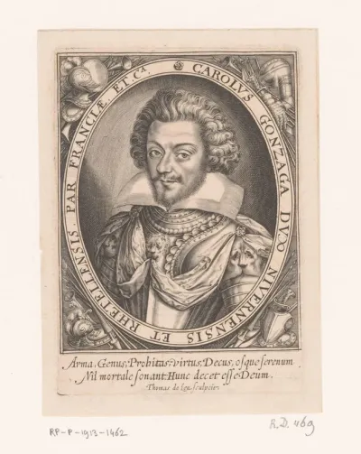 Portret van Carlo I Gonzaga, hertog van Mantua en Montferrat