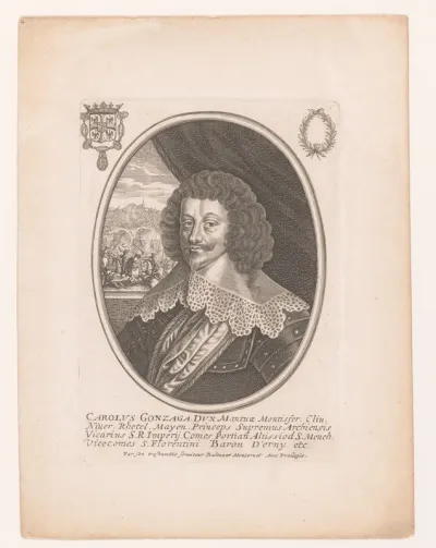 Portret van Carlo I Gonzaga