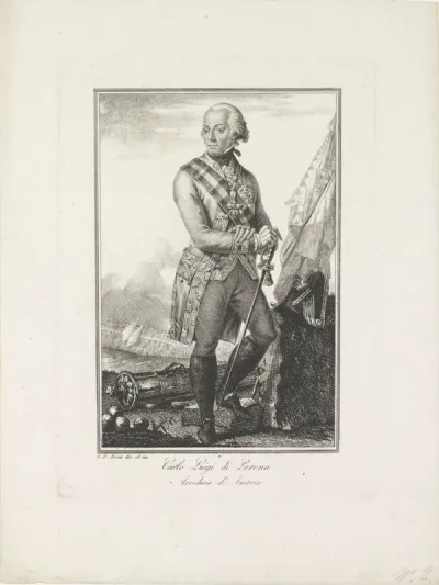 Portret van Carlo Luigi di Lorena
