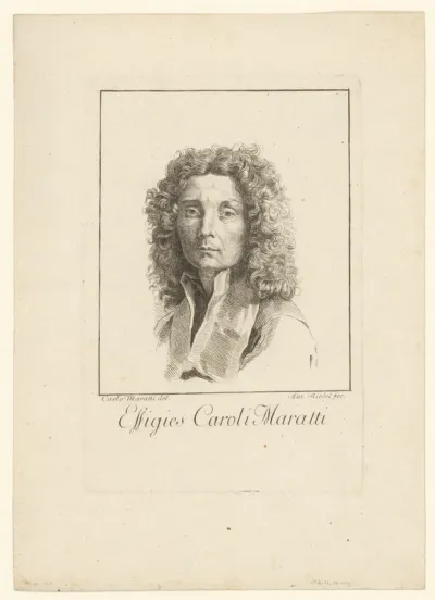 Portret van Carlo Maratti