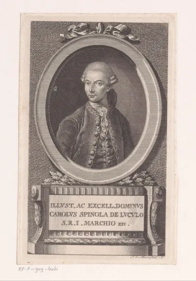 Portret van Carlo Spinola di Luculo