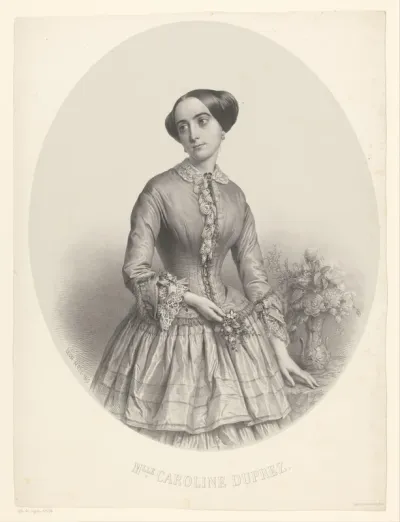 Portret van Caroline Duprez