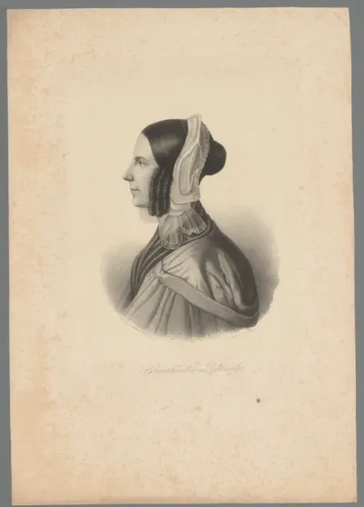 Portret van Caroline Ridderstolpe