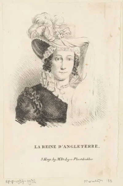 Portret van Caroline van Brunswijk