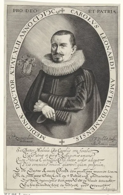 Portret van Carolus Leonardi
