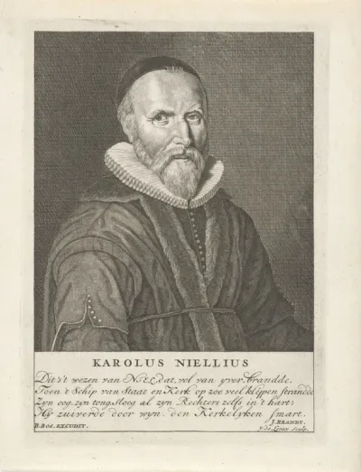 Portret van Carolus Niellius