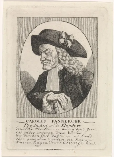 Portret van Carolus Pantekoek