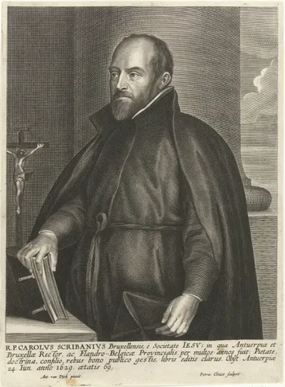 Portret van Carolus Scribani