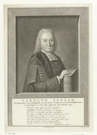 Portret van Carolus Segaar