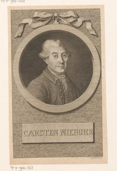Portret van Carsten Niebuhr