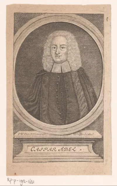Portret van Caspar Abel