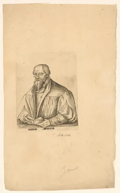 Portret van Caspar Cruciger