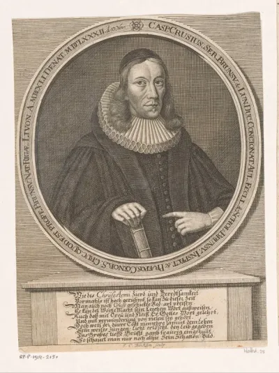 Portret van Caspar Crusius