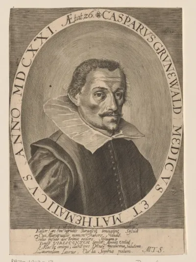 Portret van Caspar Grünewald