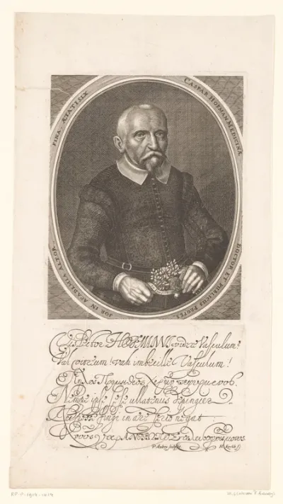 Portret van Caspar Hoffmann