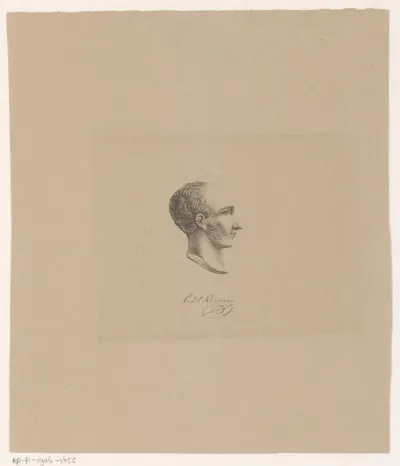 Portret van Caspar Jacob Christiaan Reuvens