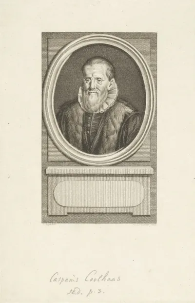 Portret van Caspar Janszoon Coolhaes