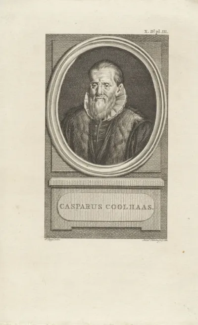 Portret van Caspar Janszoon Coolhaes