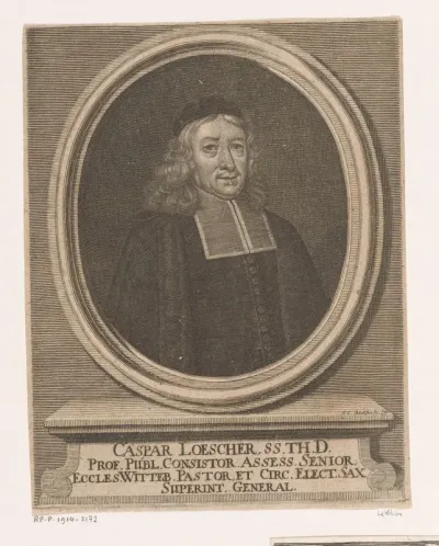 Portret van Caspar Löscher