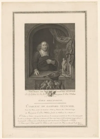 Portret van Caspar Netscher