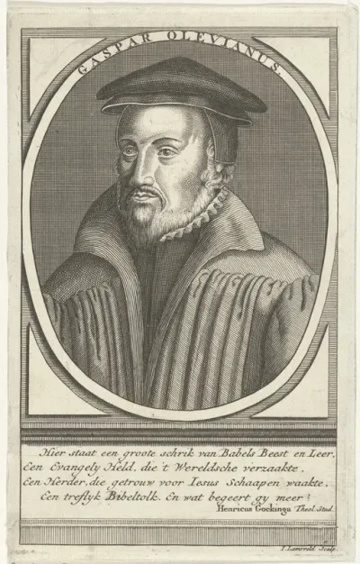 Portret van Caspar Olevianus