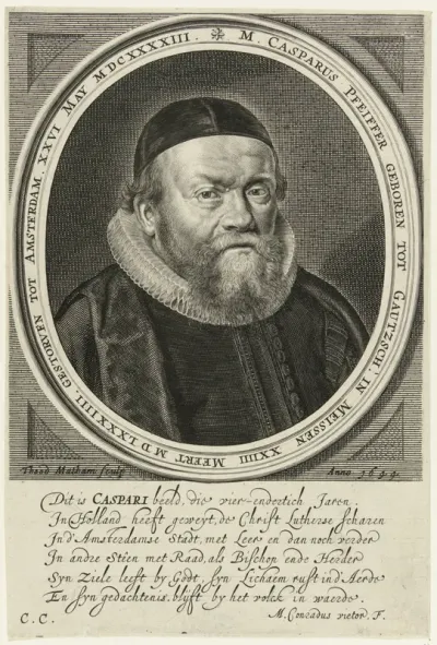 Portret van Caspar Pfeiffer