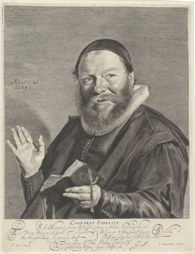 Portret van Caspar Sibelius