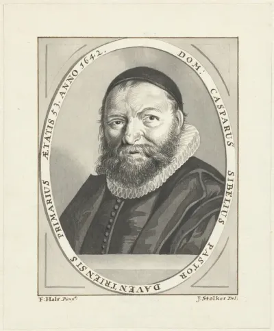 Portret van Caspar Sibelius