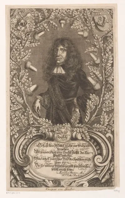 Portret van Caspar Stieler