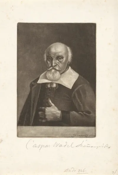 Portret van Caspar Wadel