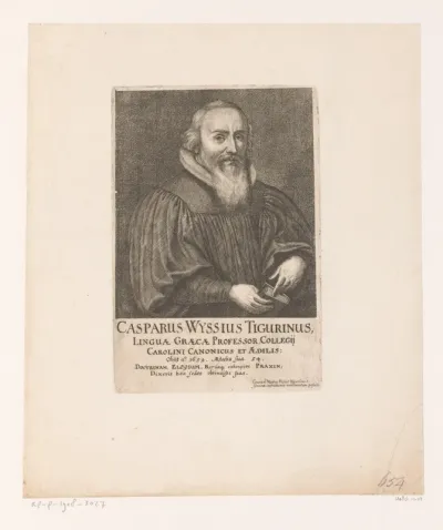 Portret van Caspar Wyss