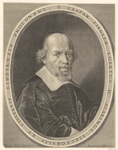 Portret van Caspar Ziegler