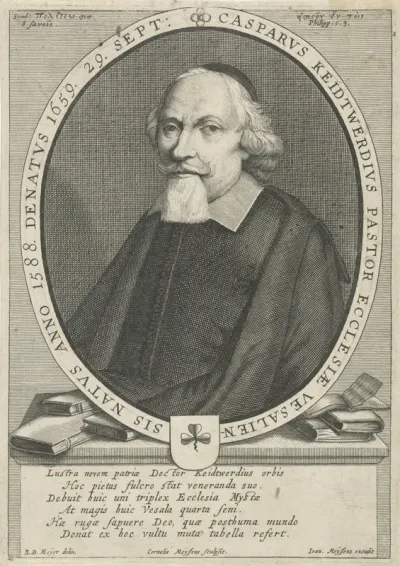 Portret van Casparus Keidtwerdius