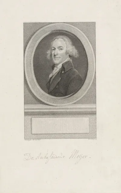 Portret van Casparus Meijer