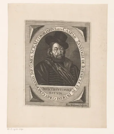 Portret van Casparus Szuniogh de Jessenitze