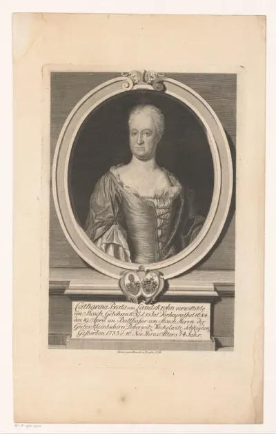 Portret van Catharina Beata von Stosch