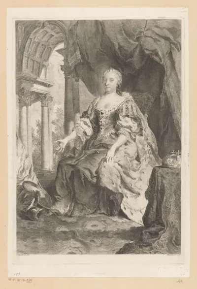 Portret van Catharina de Grote, tsarina van Rusland